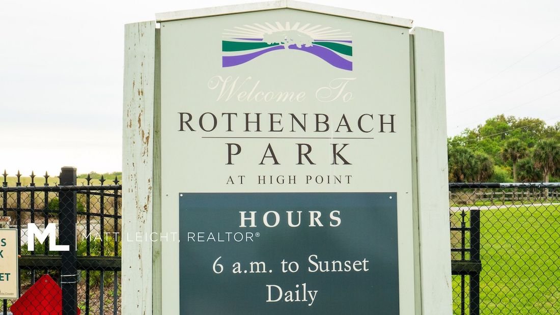 Rothenbach Park Sign